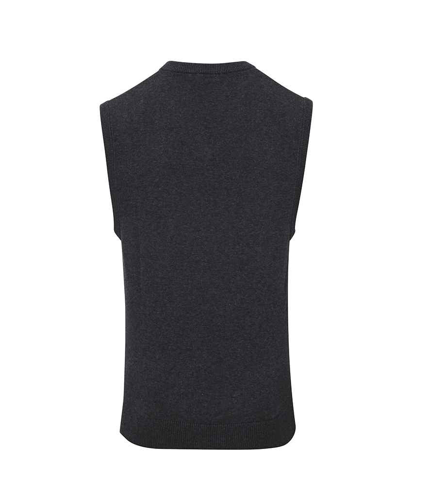 Premier Sleeveless Cotton Acrylic V Neck Sweater Premier