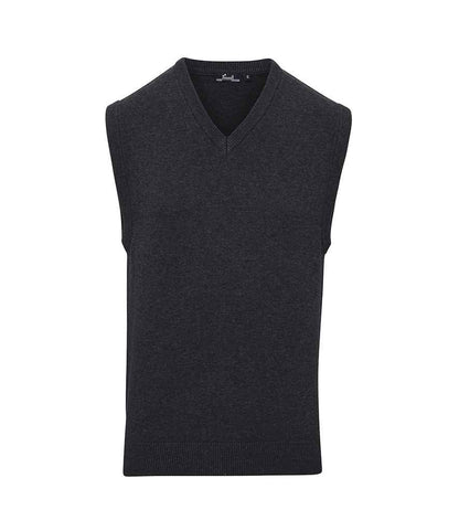 Premier Sleeveless Cotton Acrylic V Neck Sweater Premier