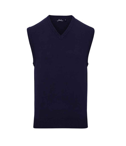 Premier Sleeveless Cotton Acrylic V Neck Sweater Premier