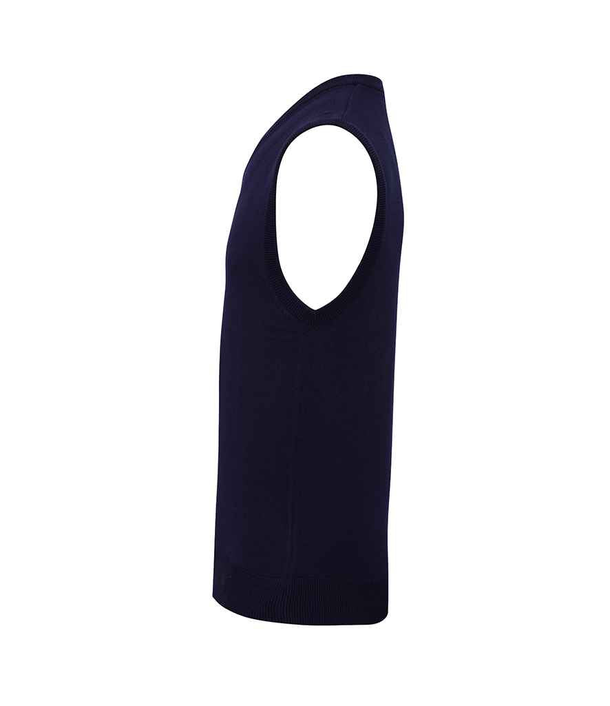 Premier Sleeveless Cotton Acrylic V Neck Sweater Premier