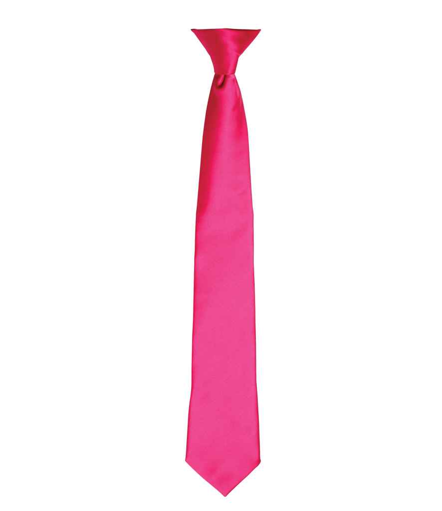 Premier 'Colours' Satin Clip Tie Premier