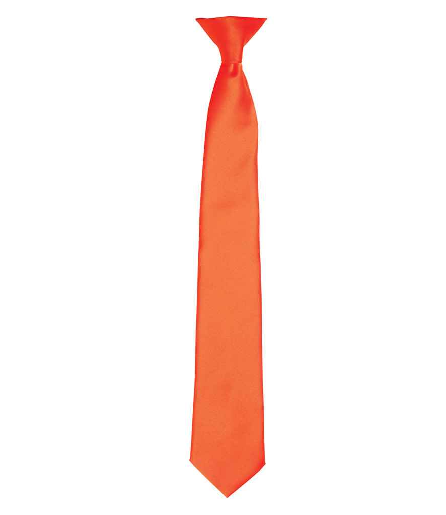 Premier 'Colours' Satin Clip Tie Premier