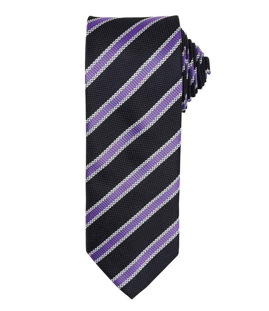 Premier Waffle Stripe Tie Premier