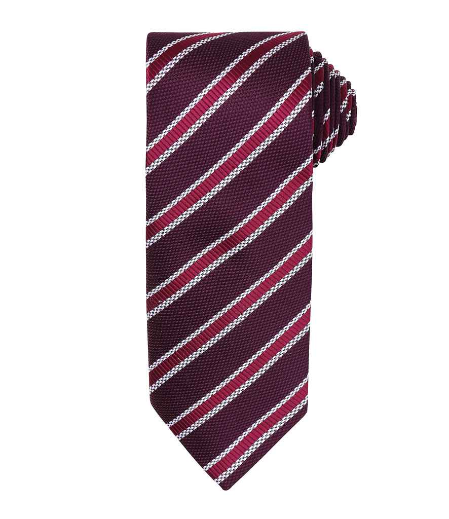 Premier Waffle Stripe Tie Premier