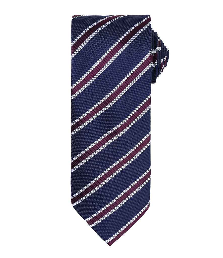 Premier Waffle Stripe Tie Premier