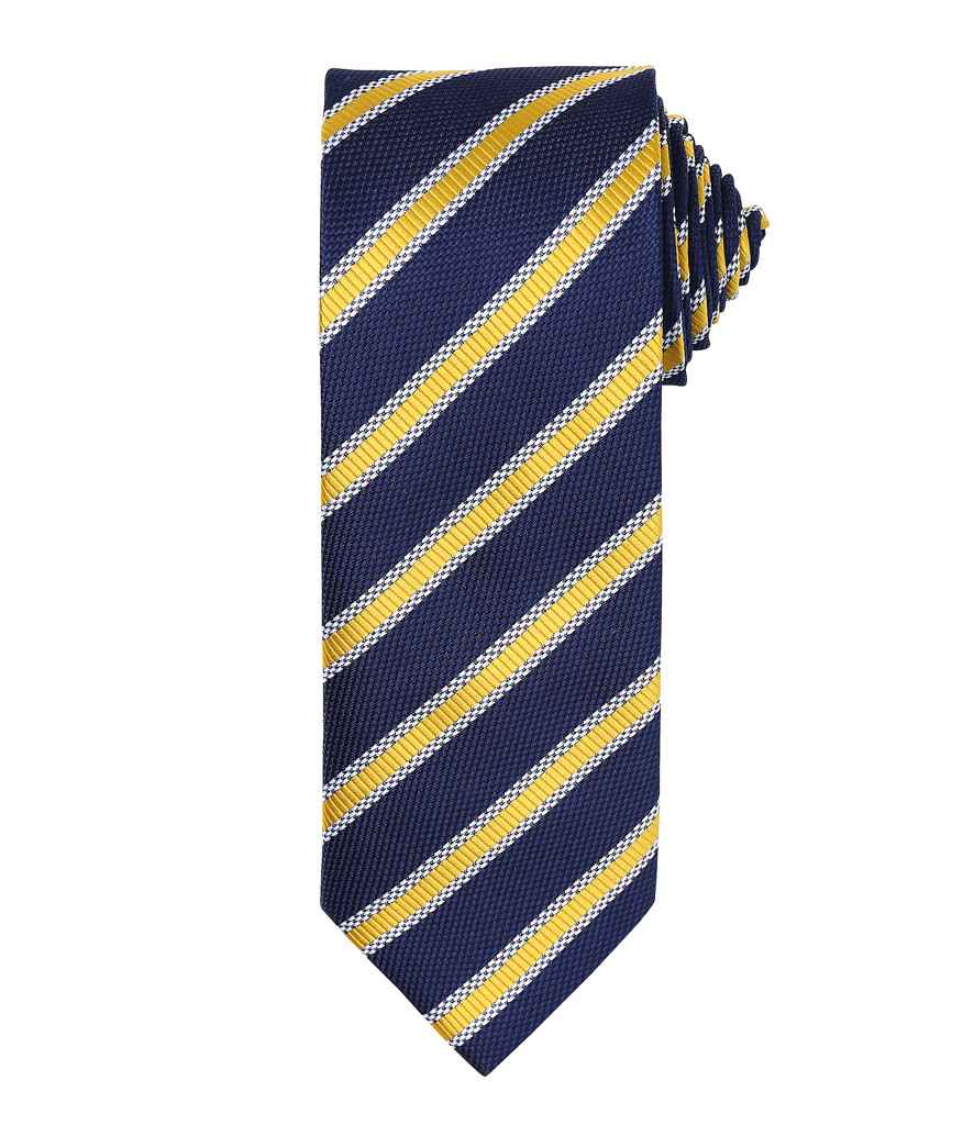 Premier Waffle Stripe Tie Premier