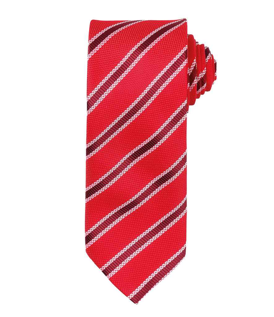 Premier Waffle Stripe Tie Premier