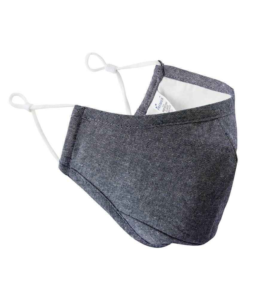 Premier Washable 3-Layer Face Mask with Carbon Filter Option Premier