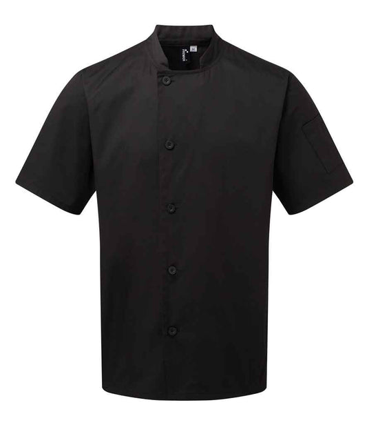 Premier Essential Short Sleeve Chef's Jacket Premier