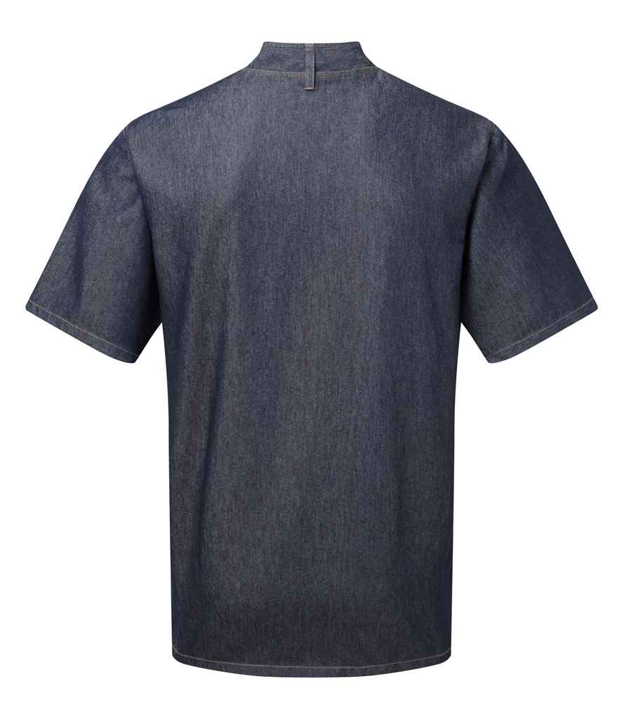 Premier Short Sleeve Zipped Chef's Jacket Premier