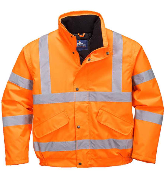 Portwest Hi-Vis GO/RT Bomber Jacket Portwest