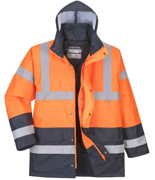 Portwest Hi-Vis Contrast Traffic Jacket Portwest