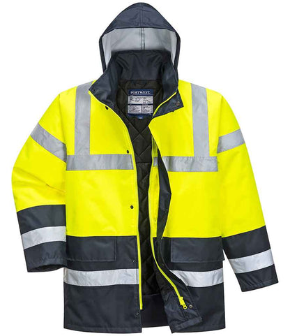 Portwest Hi-Vis Contrast Traffic Jacket Portwest