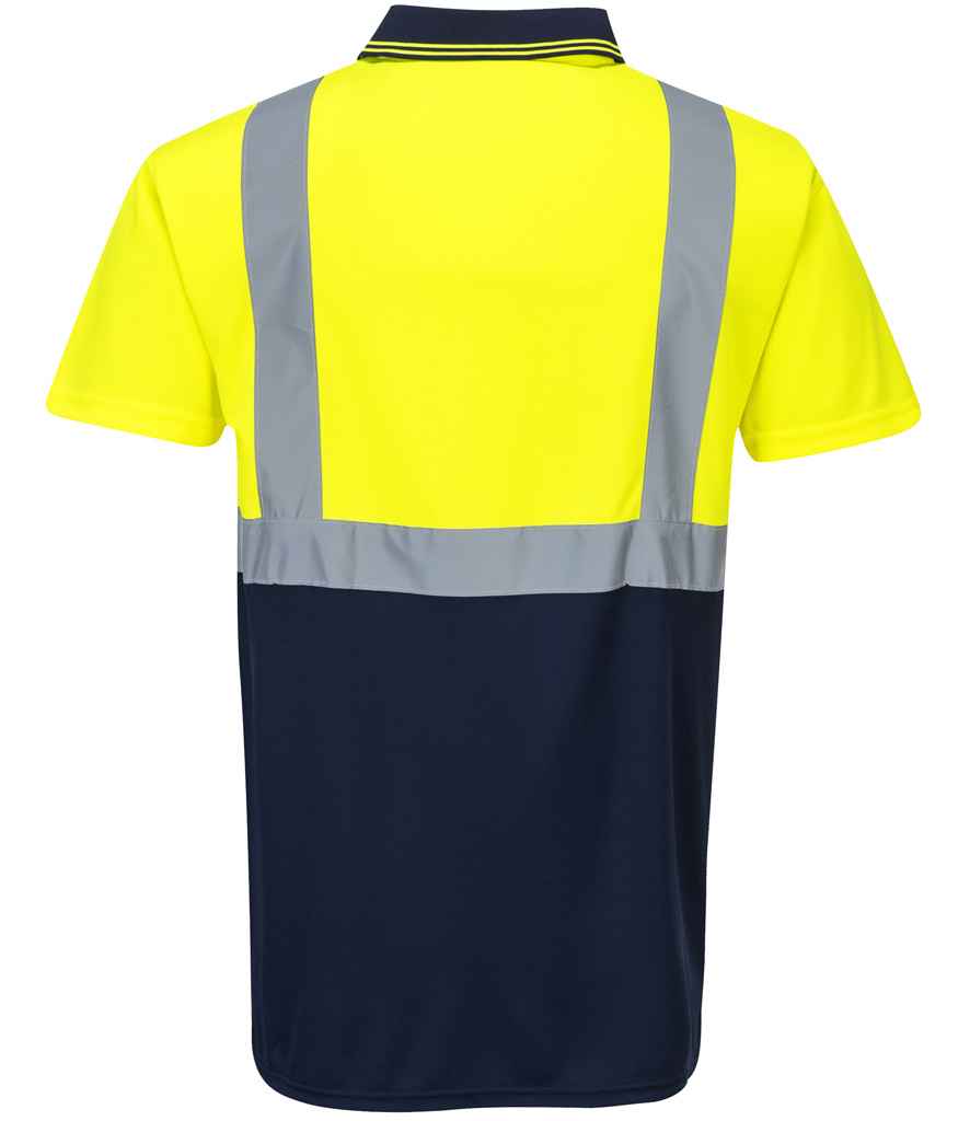 Portwest Hi-Vis Two Tone Polo Shirt Portwest
