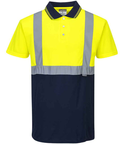 Portwest Hi-Vis Two Tone Polo Shirt Portwest