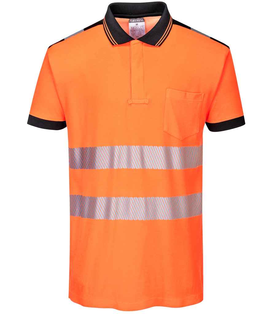 Portwest PW3 Hi-Vis Polo Shirt Portwest