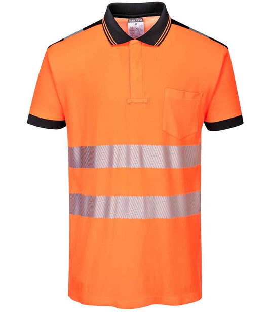 Portwest PW3 Hi-Vis Polo Shirt Portwest