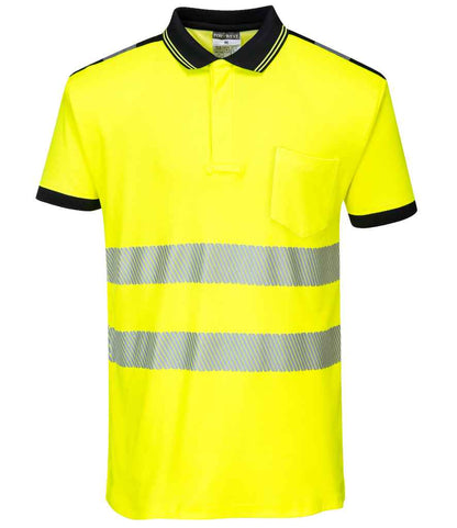 Portwest PW3 Hi-Vis Polo Shirt Portwest