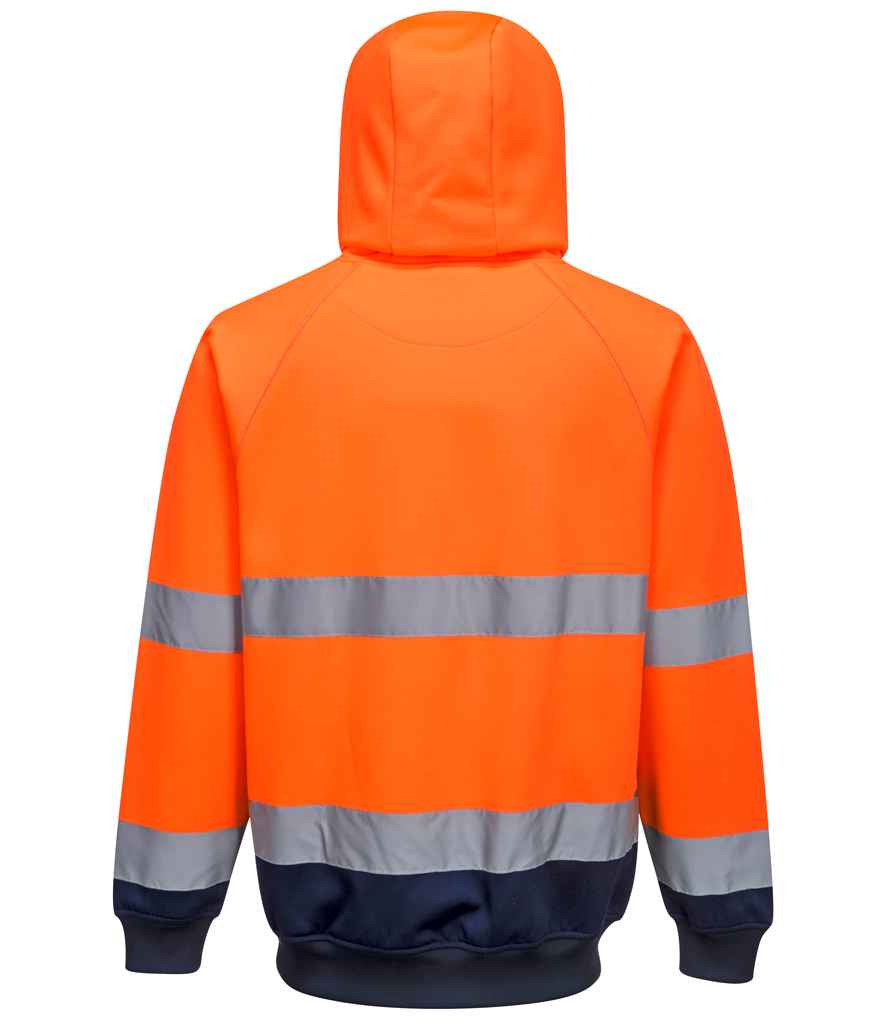 Portwest Hi-Vis Two Tone Hooded Sweatshirt Portwest
