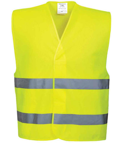 Portwest Hi-Vis Two Band Vest Portwest
