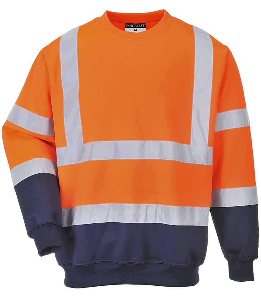 Portwest Hi-Vis Two Tone Sweatshirt Portwest
