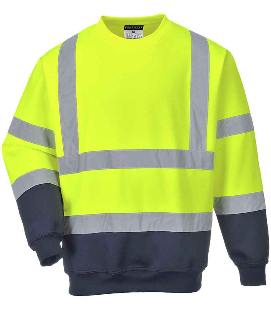 Portwest Hi-Vis Two Tone Sweatshirt Portwest