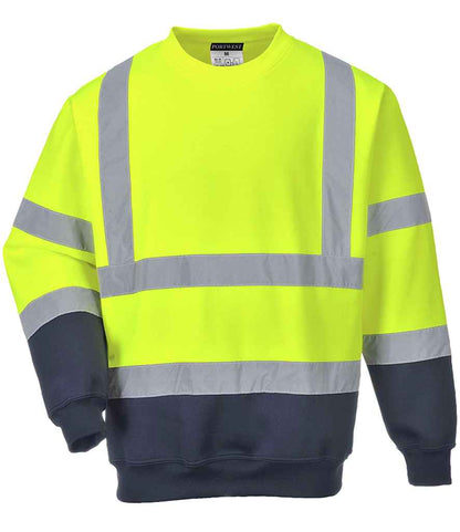 Portwest Hi-Vis Two Tone Sweatshirt Portwest