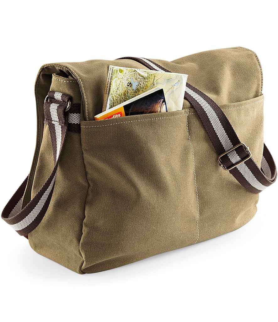 Quadra Vintage Canvas Despatch Bag Quadra