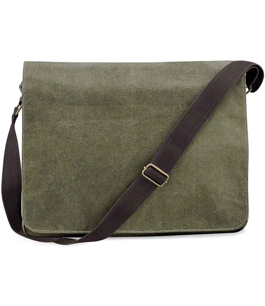 Quadra Vintage Canvas Despatch Bag Quadra