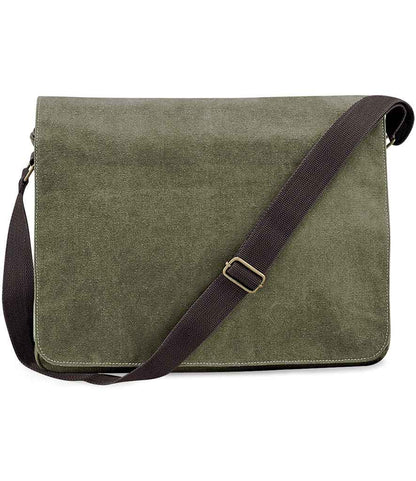 Quadra Vintage Canvas Despatch Bag Quadra