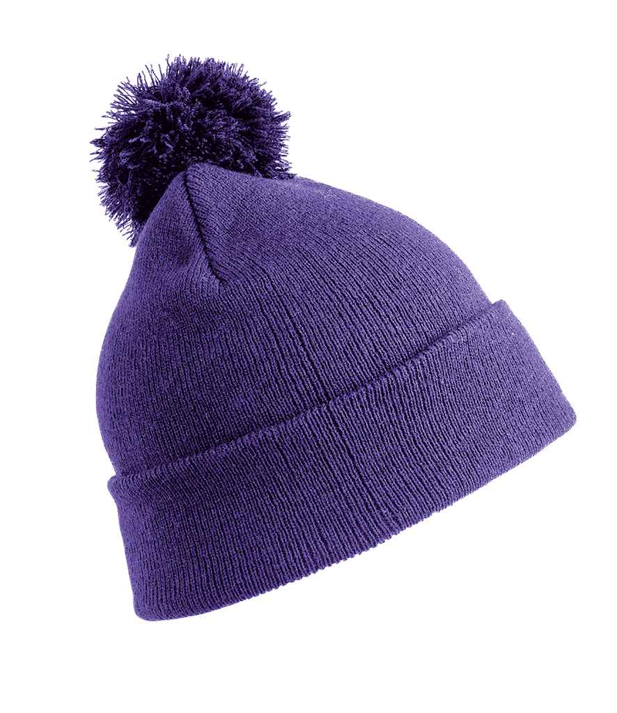 Result Core Kids Pom Pom Beanie Result Winter Essentials
