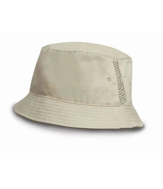 Result Deluxe Washed Cotton Bucket Hat Result Headwear