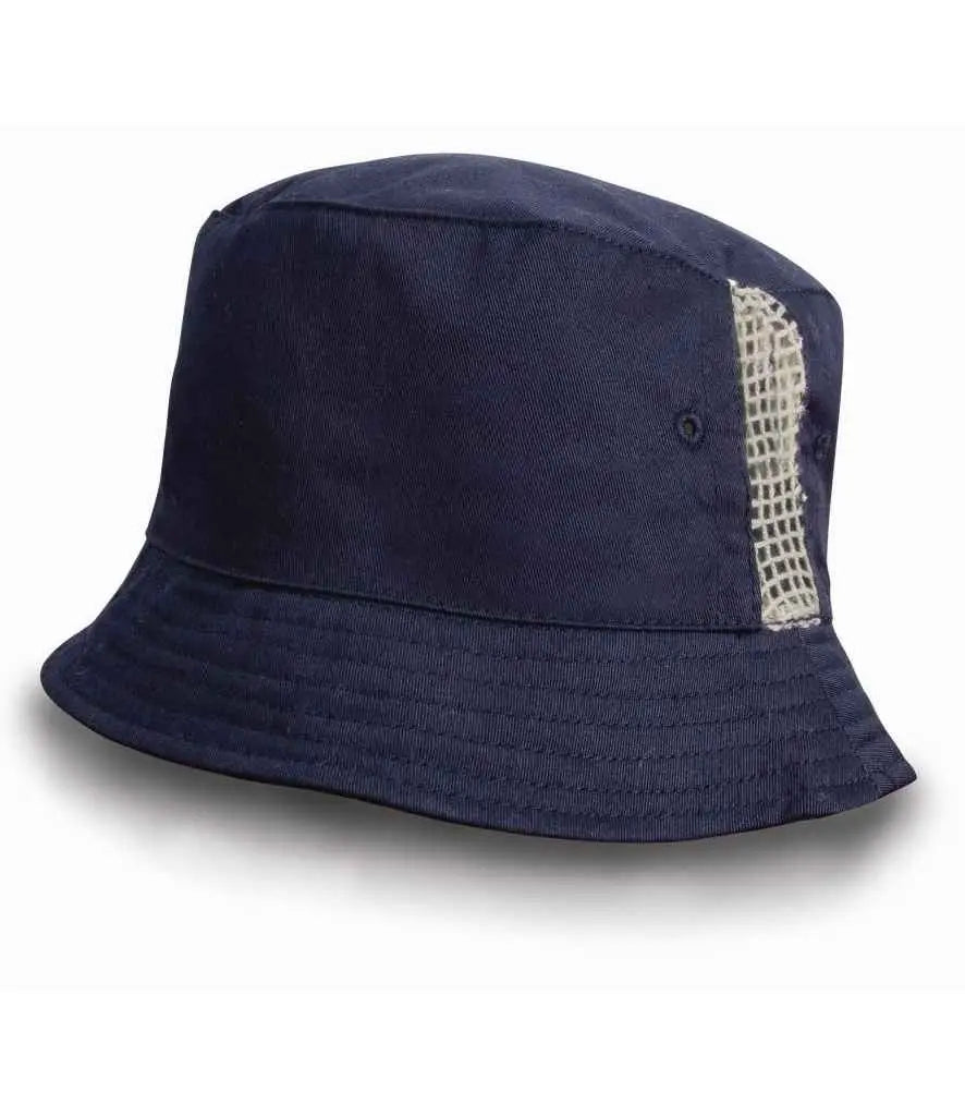 Result Deluxe Washed Cotton Bucket Hat Result Headwear