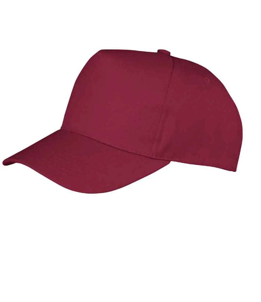 Result Kids Boston 5 Panel Printers Cap Result Headwear