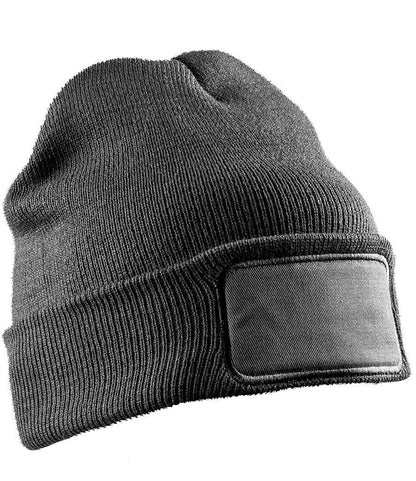 Result Genuine Recycled Double Knit Printers Beanie Result Genuine Recycled
