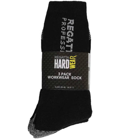 Regatta 3 Pack Workwear Socks Regatta Professional