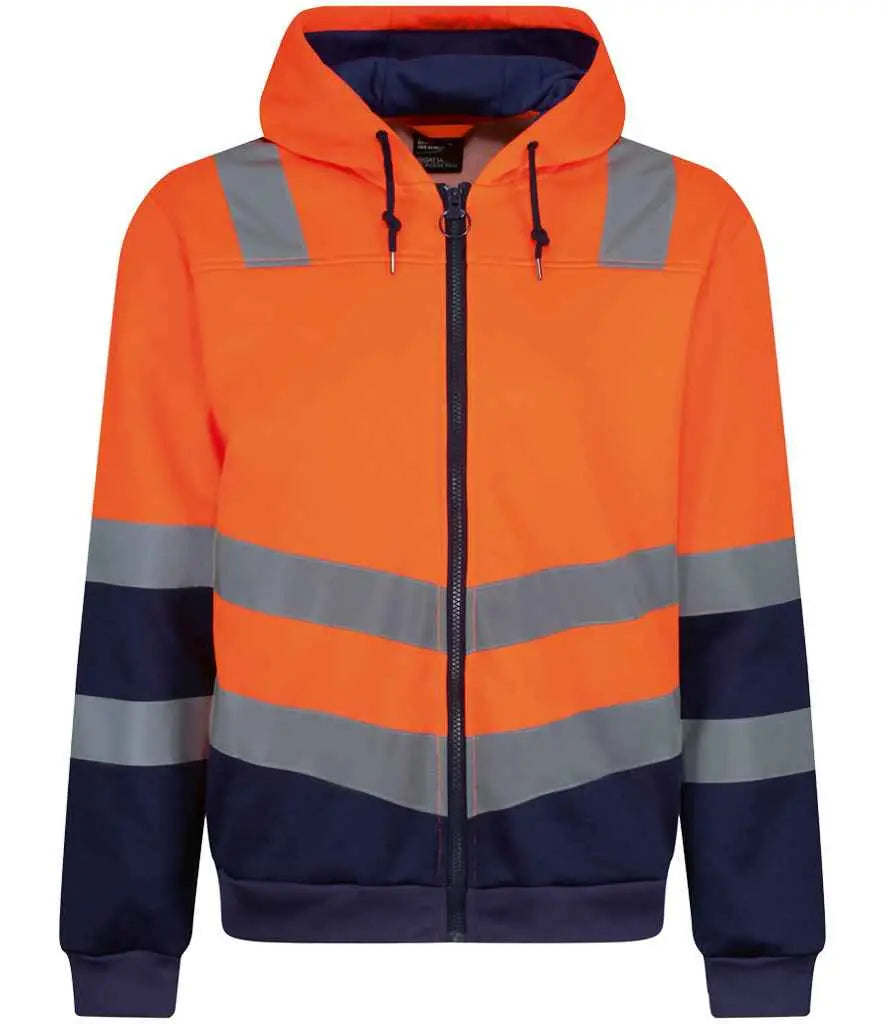 Regatta High Visibility Pro Full Zip Hoodie Regatta High Visibility