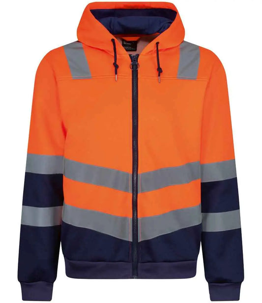 Regatta High Visibility Pro Full Zip Hoodie Regatta High Visibility
