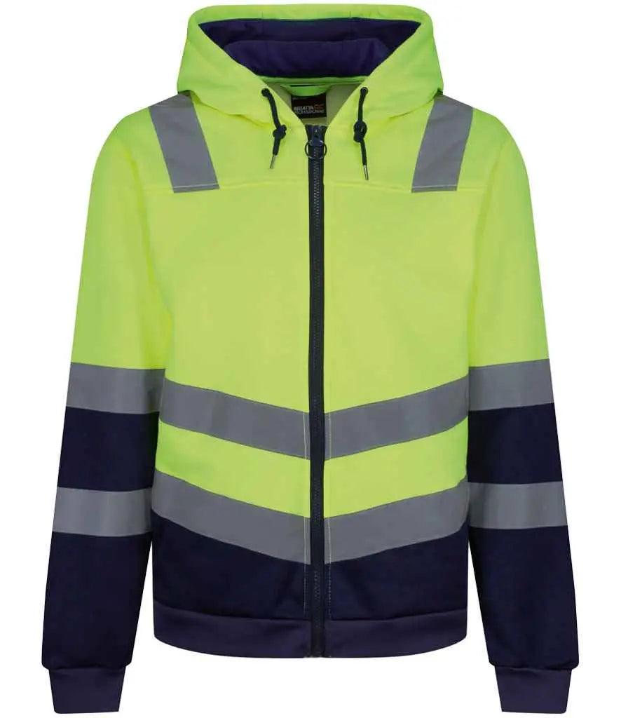 Regatta High Visibility Pro Full Zip Hoodie Regatta High Visibility