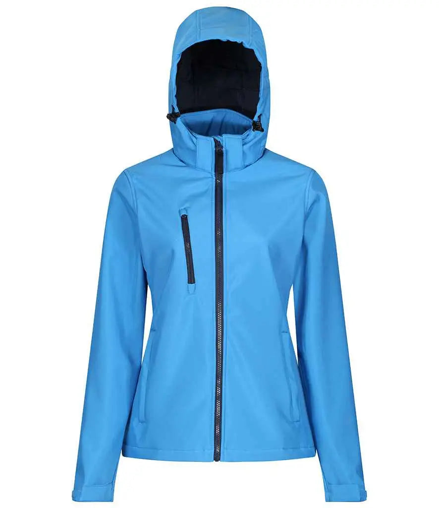 Regatta Ladies Venturer Three Layer Hooded Soft Shell Jacket Regatta Professional
