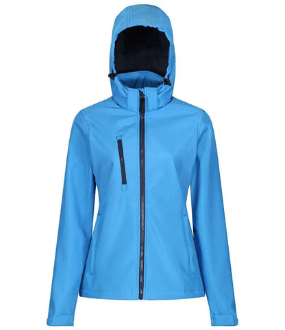 Regatta Ladies Venturer Three Layer Hooded Soft Shell Jacket Regatta Professional