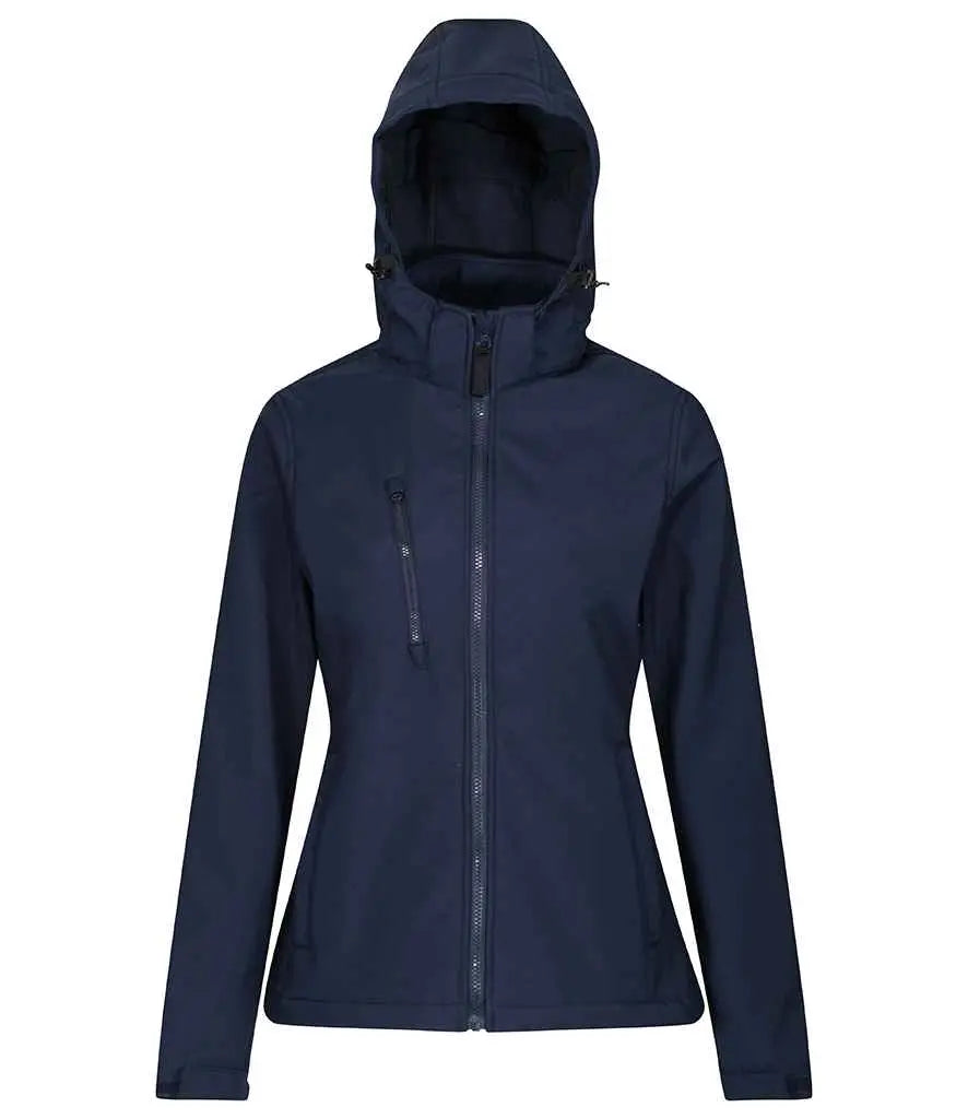 Regatta Ladies Venturer Three Layer Hooded Soft Shell Jacket Regatta Professional