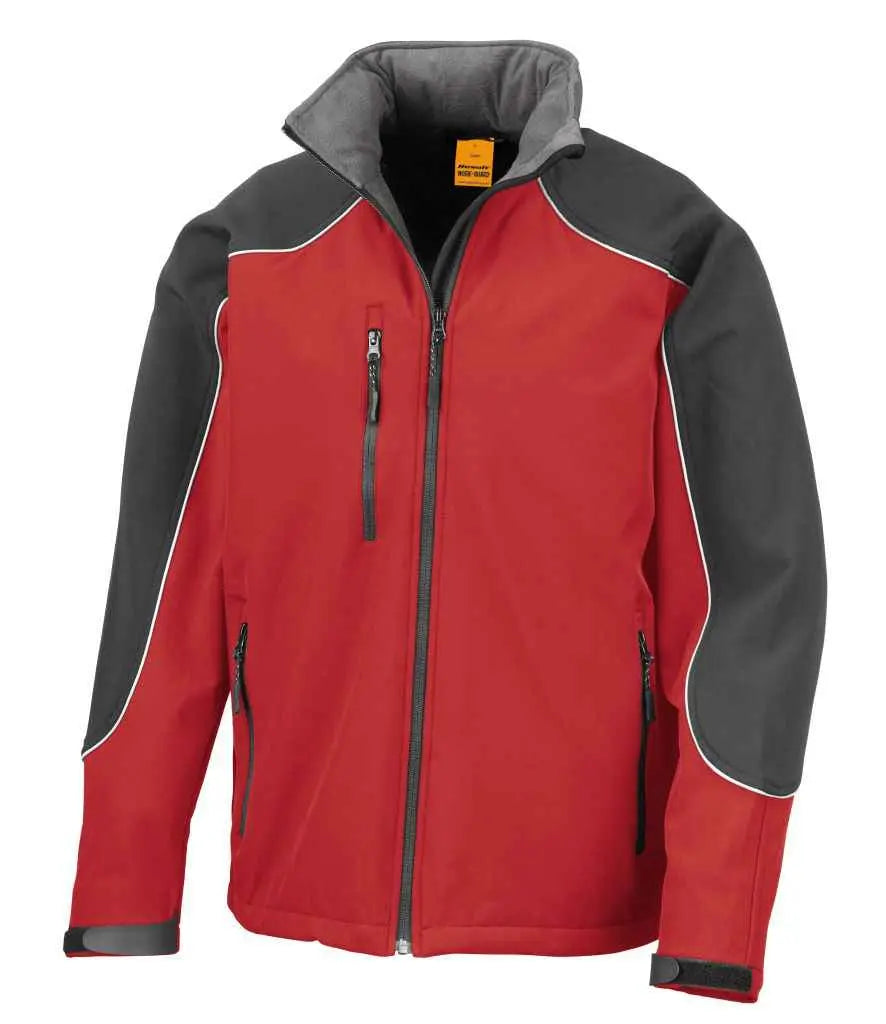 Result Work-Guard Hooded Soft Shell Jacket Result Work-Guard