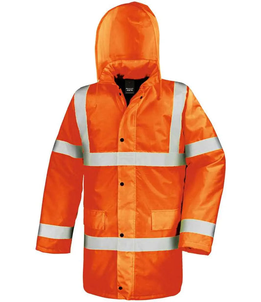 Result Core Hi-Vis Motorway Coat Result Core