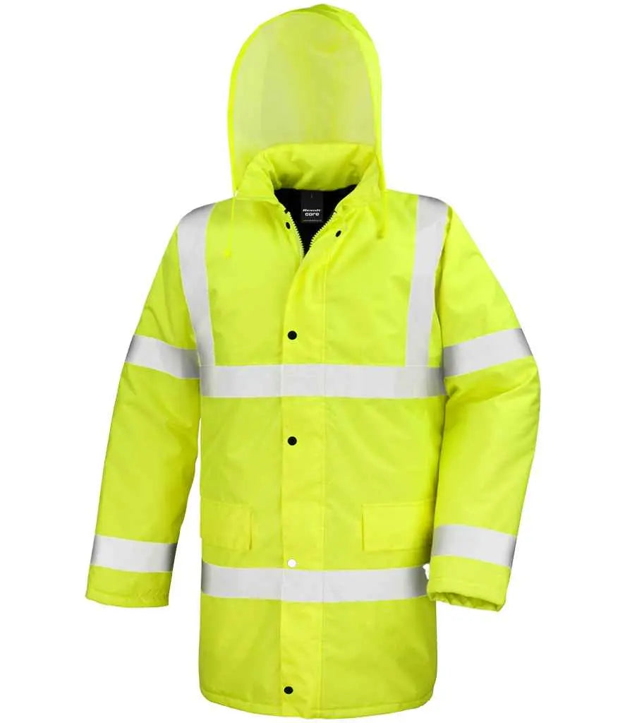 Result Core Hi-Vis Motorway Coat Result Core