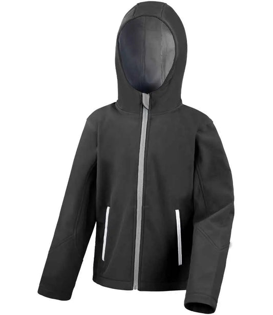Result Core Kids TX Performance Hooded Soft Shell Jacket Result Core