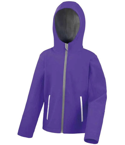 Result Core Kids TX Performance Hooded Soft Shell Jacket Result Core