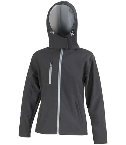 Result Core Ladies Hooded Soft Shell Jacket Result Core