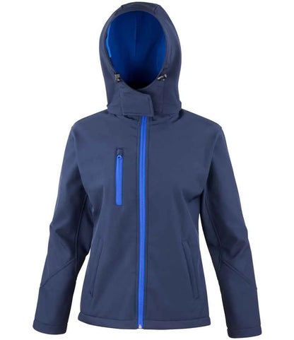 Result Core Ladies Hooded Soft Shell Jacket Result Core