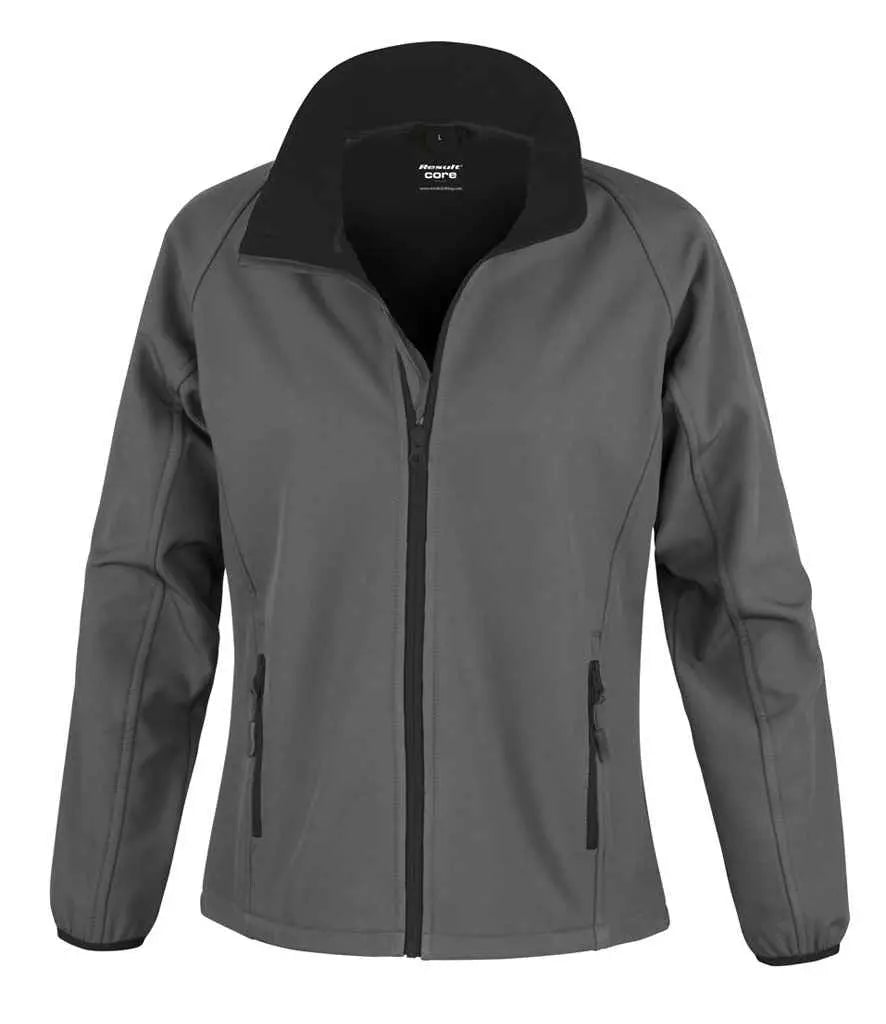 Result Core Ladies Printable Soft Shell Jacket Result Core